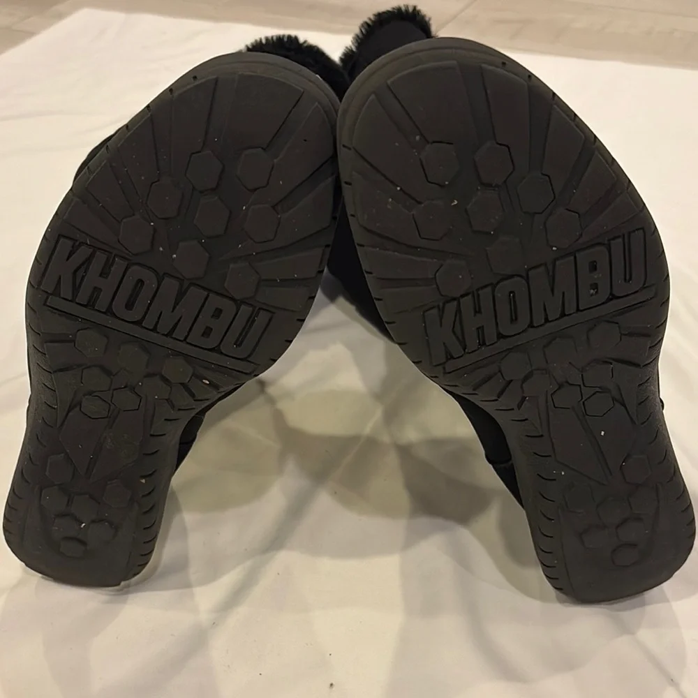 Khombu Women's Black Winter Boots